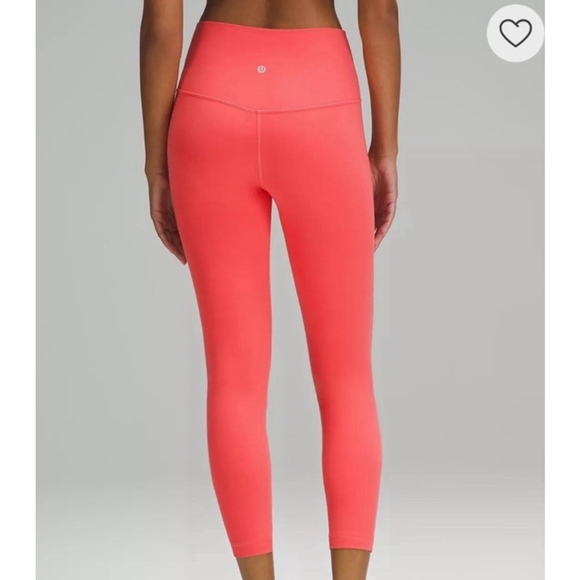 LULULEMON ALIGN HIGH RISE LEGGING 25” PALE RASPBERRY COLOR SIZE 12 NWT